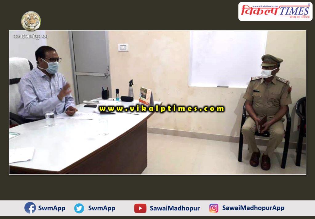 Collector inspected the kotwali police station