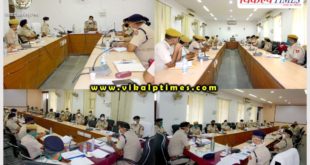 District Superintendent of Police Sudhir Chaudhary took crime meeting