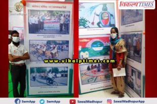 NYK volunteers see corona awareness exhibition