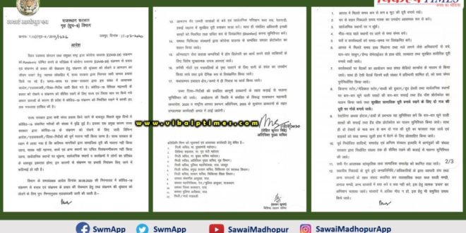 New advisory issued Home Department Rajasthan Government related Covid-19