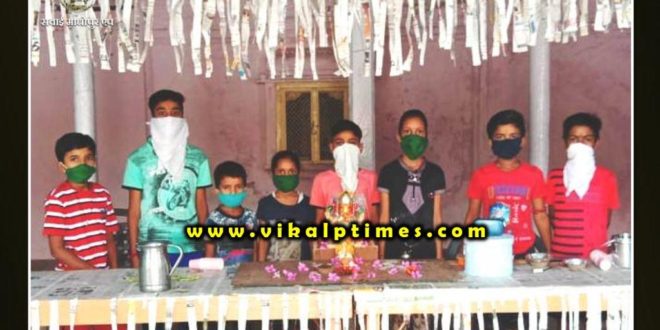 Children celebrated Ganesh Chaturthi at Sawai Madhopur