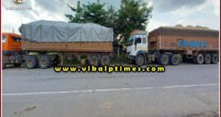 2 trailers seized illegal gravel mining Sawai madhopur