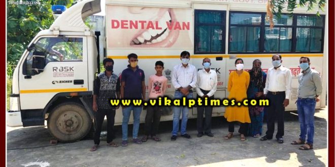 Dental van treated teeh in falodi Sawai Madhopur