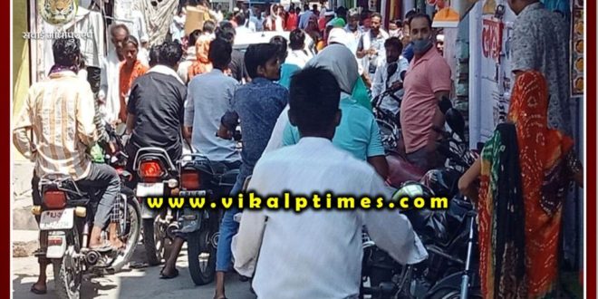 people have not follow corona guidelines at shivar sawai madhopur
