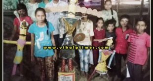 Children celebrated dussehra festival at sawai madhopur
