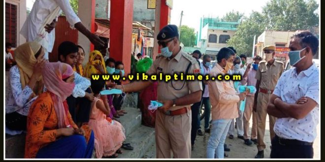 Organized awareness rally regarding the imperative of masks