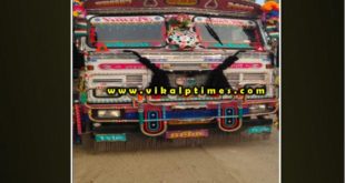 Police seized truck while transporting illegal gravel at sawai madhopur