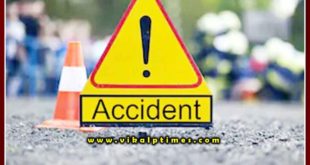 Bike rider died on the spot in a road accident in gangapur city