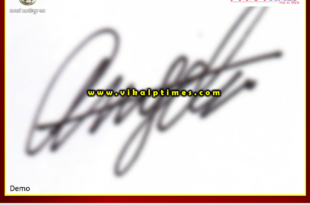 The officer will have to complete the signature