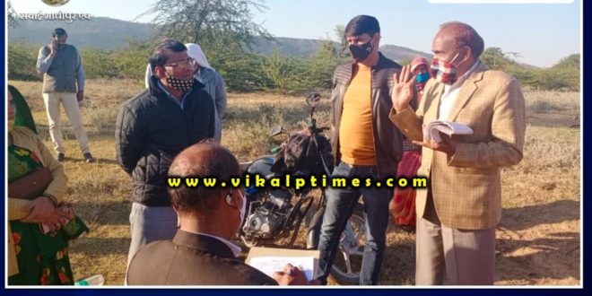 Zone director inspected MNREGA work in bonli