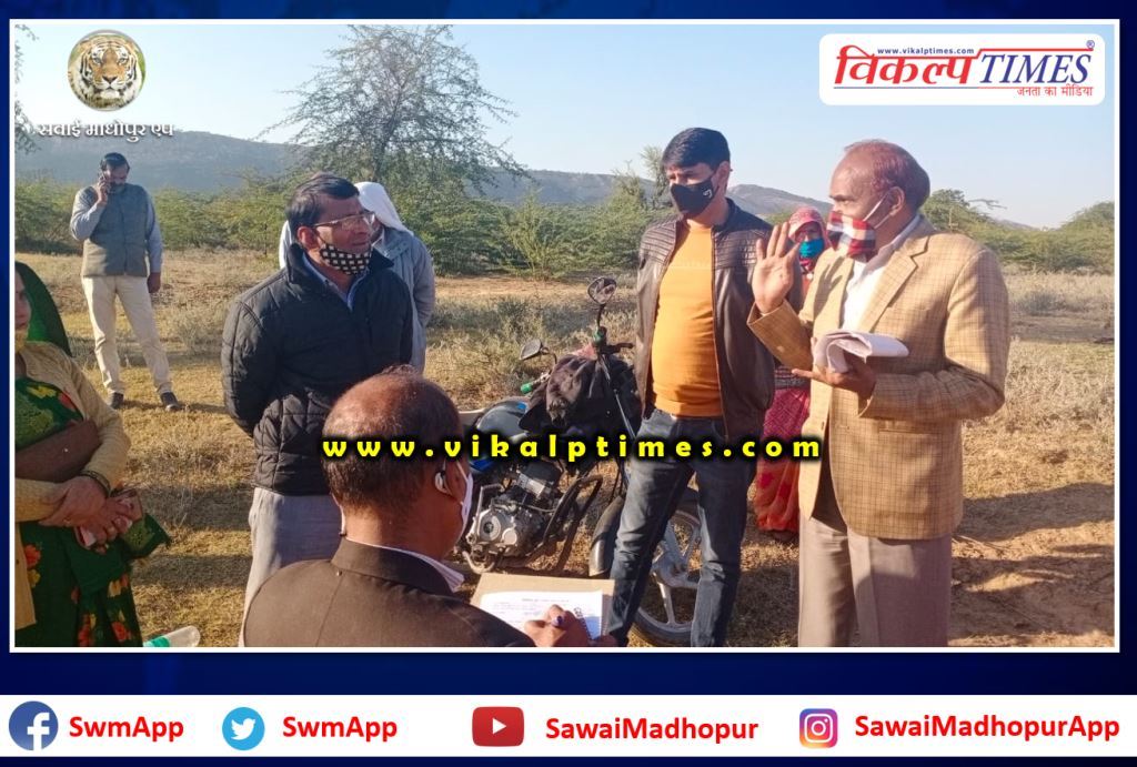 Zone director inspected MNREGA work in bonli