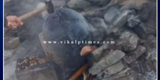 150 liters of liquor destroyed in kaachda Khandar Sawai Madhopur
