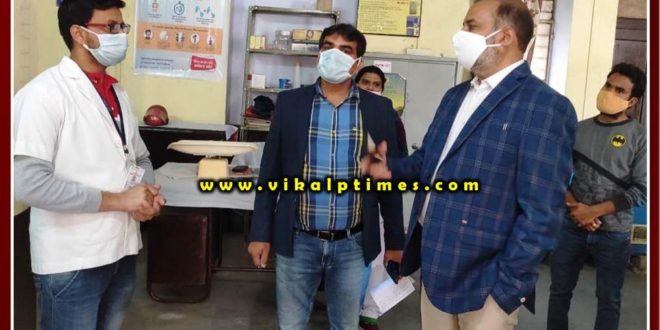 Collector inspected covid19 vaccine depot in Sawai Madhopur