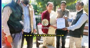 IFWJ Sawai Madhopur submitted memorandum to MP Jaskaur Meena