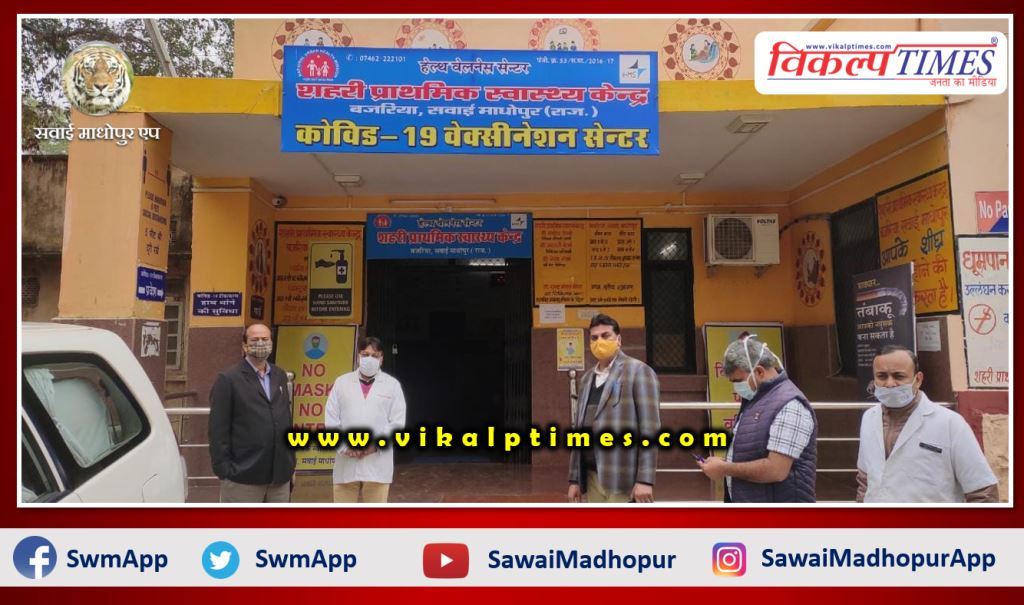Inspection of Covid 19 Vaccination centers