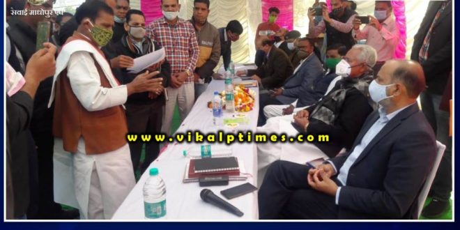 Mass problem solution is the first priority of the state government - Parsadi Lal Meena
