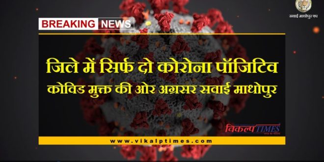 Only two Corona positive in Sawai madhopur