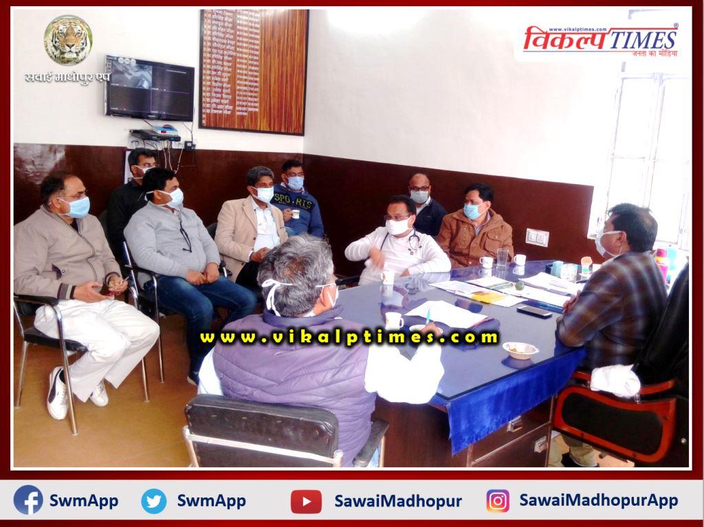 Training of personnel of covid19 vaccination centers organized in Sawai Madhopur