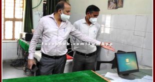 Collector inspected community health center Bamanwas