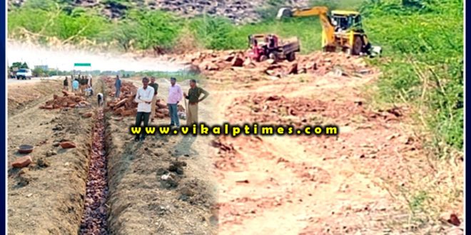 Illegal mining is being done by machines in the sanctuary in Sawai madhopur