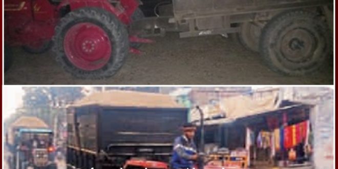 Police seized 32 tractor trolleys of illegal gravel mining in last week in sawai madhopur