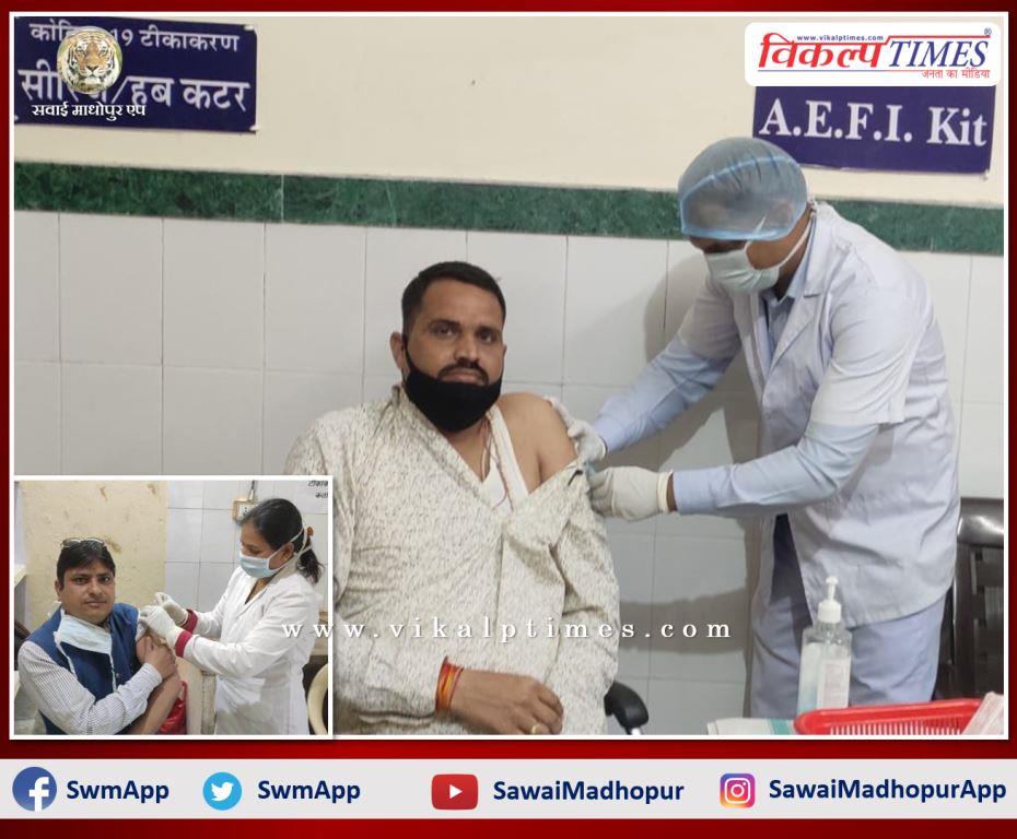 Second dose of Covid-19 vaccine started in sawai madhopur