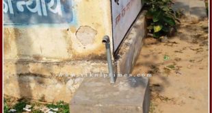 Taps installed at a cost of millions of rupees are dry in khandar Sawai Madhopur
