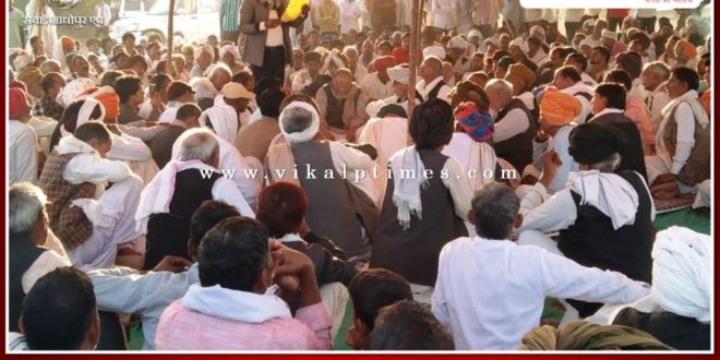 The continuous meetings regarding sat singh murder case in Sawai Madhopur