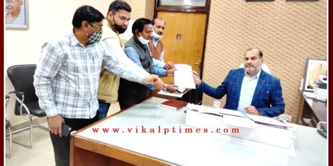 ifwj Sawai madhopur submitted Memorandum to Collector for allotment of residential plots to journalists