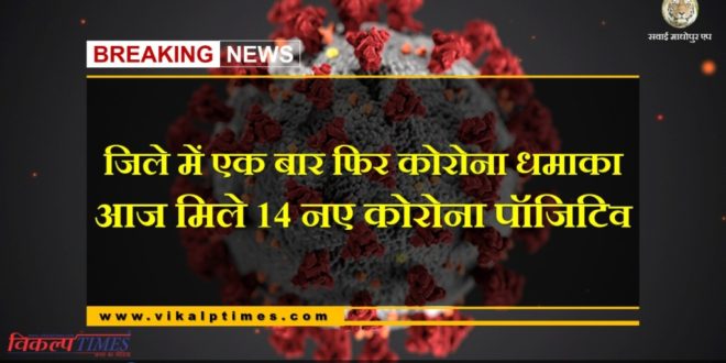14 new Corona positives found in sawai madhopur