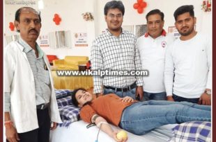 Blood donation camp organized in sawai madhopur