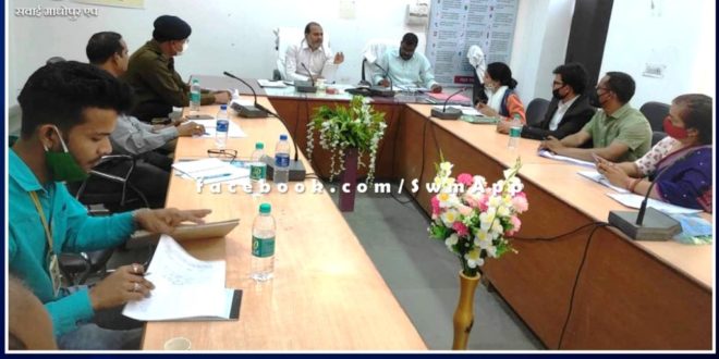 Child protection committee meeting organized in sawai madhopur