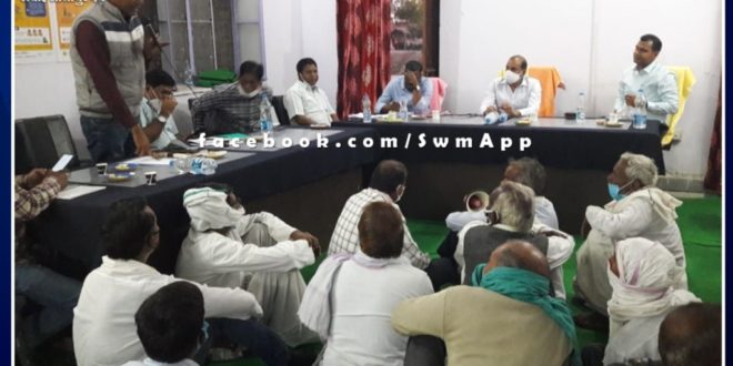 Collector and SP listened to public problems in Taranpur Sawai madhopur