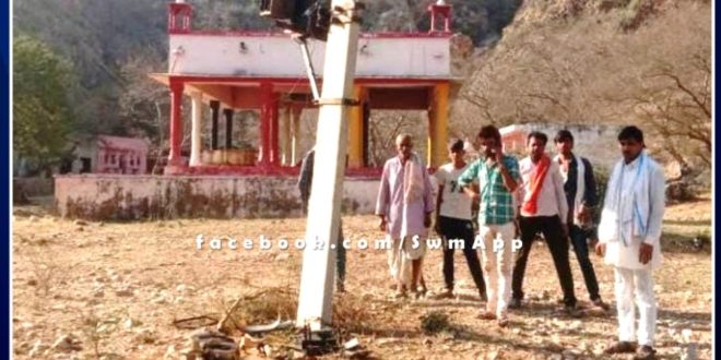 Darkness occurred in the temple due to transformer theft in bamanwas