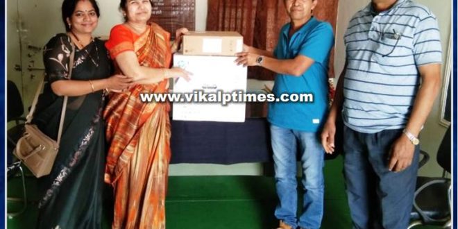 Ex Student donates given computers and printers for school children