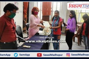 Information about road safety given to the girl students
