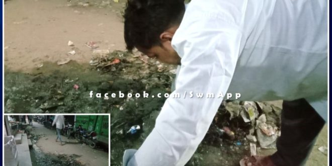 dirt in main market of khirni sawai madhopur