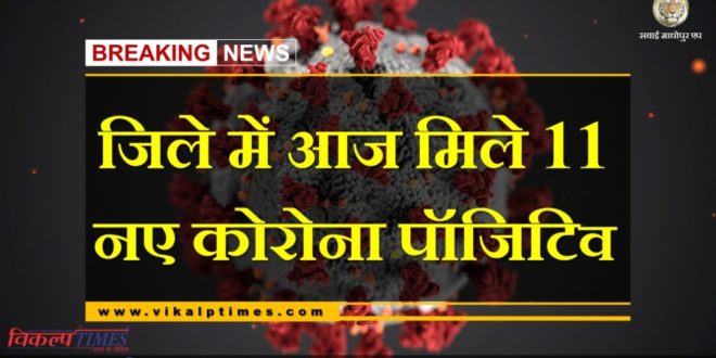Corona virus update, 11 new corona positive cases found in Sawai madhopur