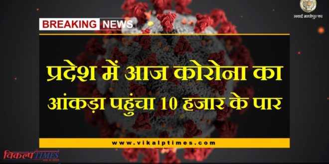 In the last 24 hours, 10,514 news corona positive cases found in Rajasthan