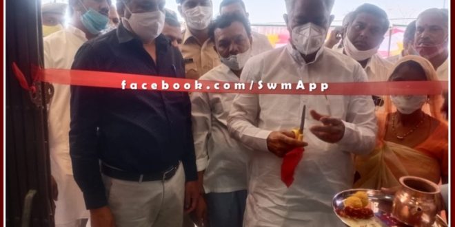 Minister in charge inaugurated newly constructed tehsil building In chauth ka barwada