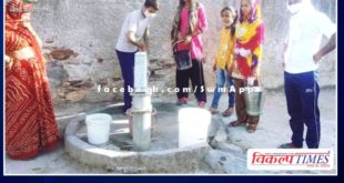 People are worried due to not getting drinking water in Shivad Sawai Madhopur