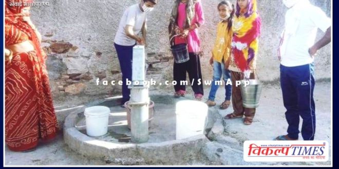 People are worried due to not getting drinking water in Shivad Sawai Madhopur