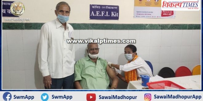 Second dose of Covid vaccine given to people above 45 years of age