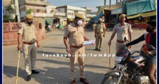 726 people challaned for violating the Corona Guideline in Sawai madhopur