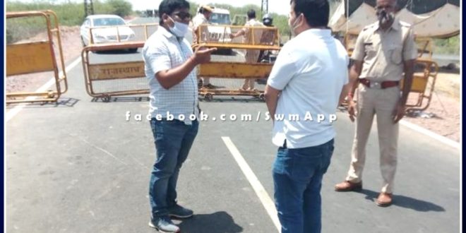 Administration strictly at pali border check post, 3 four wheeler, 14 two wheelers seized