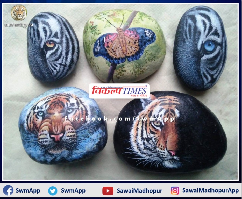 Great pictures of wildlife made on stones