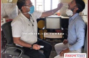 Increasing patients due to seasonal diseases in shivar Sawai madhopur