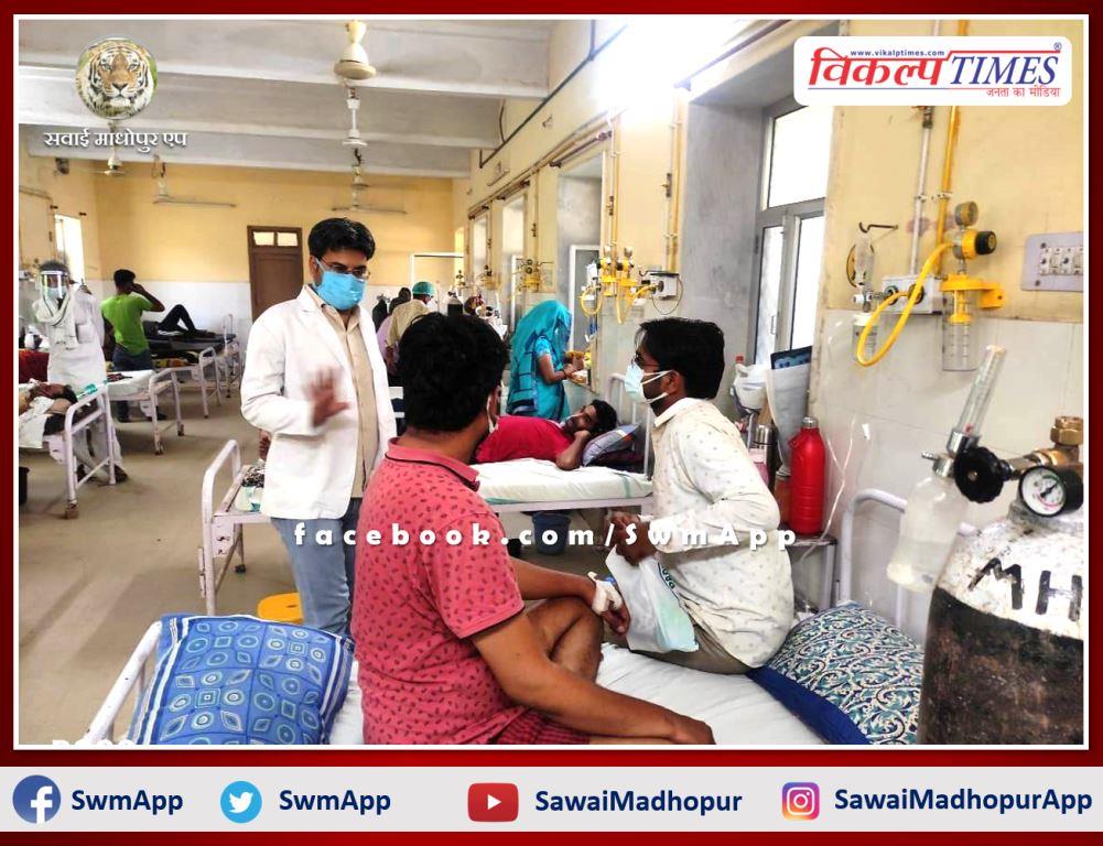 Sawai madhopur district gets 20 oxygen concentrators