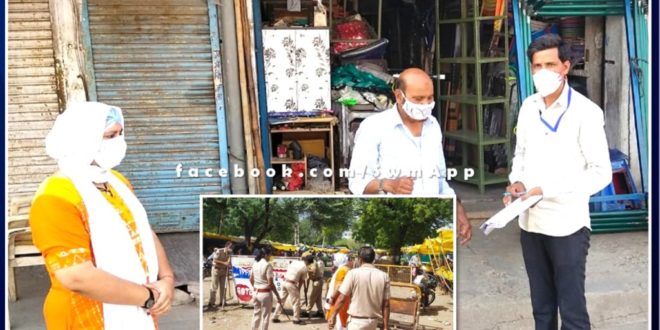Two shops seized for violating the Corona Guideline in Sawai madhopur