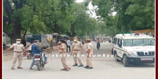 494 people deducted challans for violating Corona guidelines in sawai madhopur